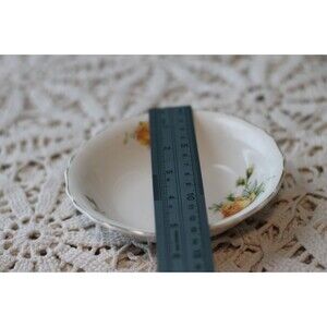 Canonsburg Yellow Rose Fruit/Dessert (Sauce) Bowl 5 1/4" Set of 3